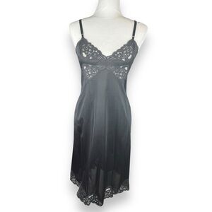 Vintage Vanity Fair‎ Lace Babydoll Slip Dress Womens Size 34 Boudoir Lingerie